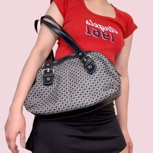 Nine Company Black&grey early 2000s shoulder bag